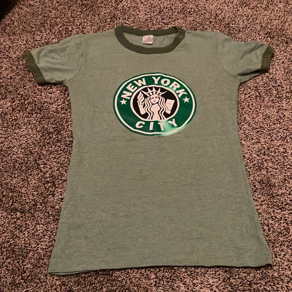 New York City Green Graphic Tee